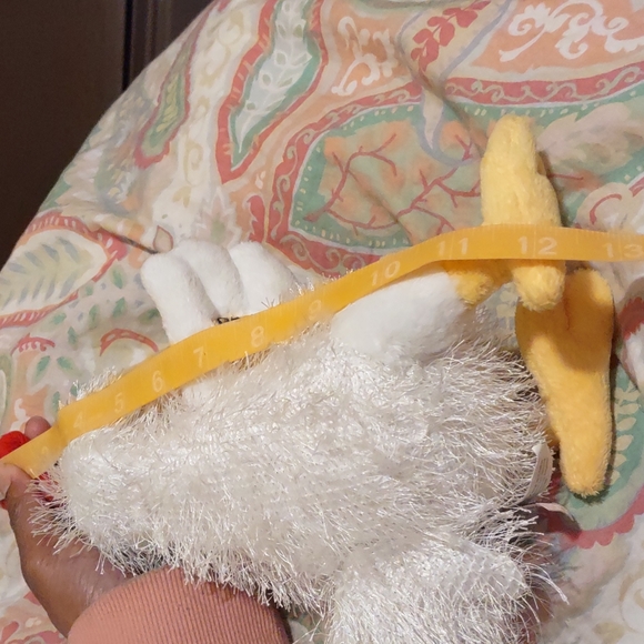 ✓Ganz Fuzzy White Chicken 12" Stuffed Animal - Picture 11 of 12